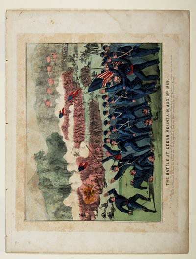 Battle of Cedar Mountain, Aug. 9th 1862 by N. and Ives, J.M. Currier